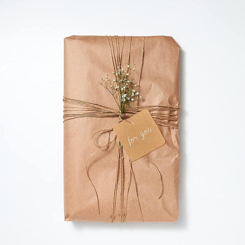 image:imageG2PLUS 100PCS White Gift Tags with String100PCS Square Paper Tags 25x25 inches Large Blank Haning Label Tag for Wedding Birthday Christmas Party Favors22 x 22 inches