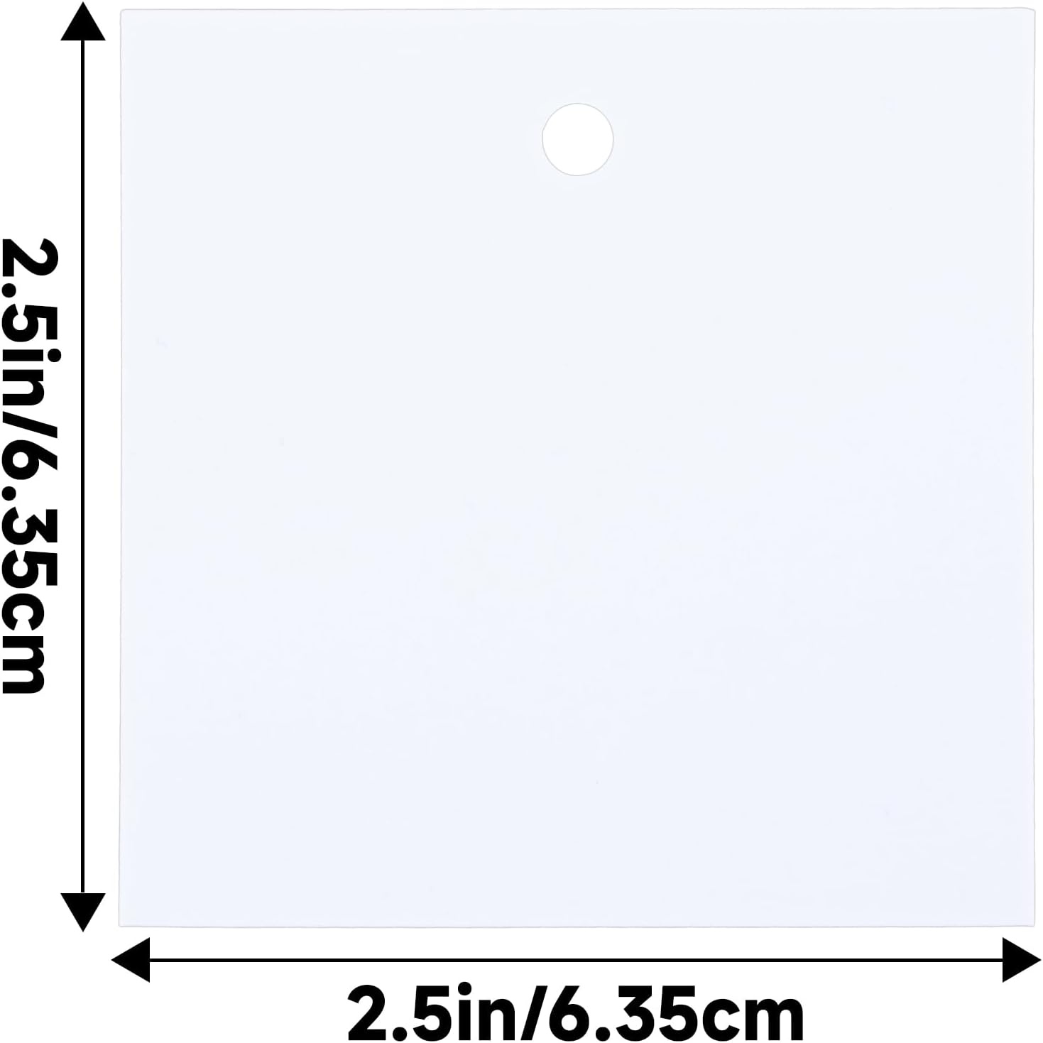 image:imageG2PLUS 100PCS White Gift Tags with String100PCS Square Paper Tags 25x25 inches Large Blank Haning Label Tag for Wedding Birthday Christmas Party Favors25 x 25 inches