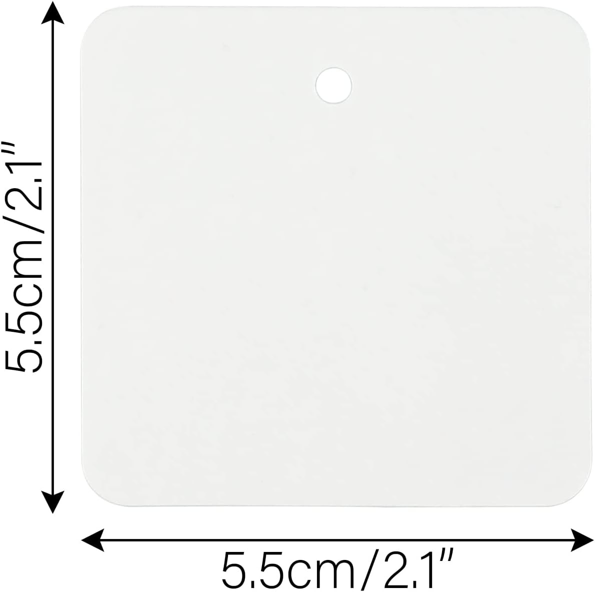 image:imageG2PLUS 100PCS White Gift Tags with String100PCS Square Paper Tags 25x25 inches Large Blank Haning Label Tag for Wedding Birthday Christmas Party Favors22 x 22 inches
