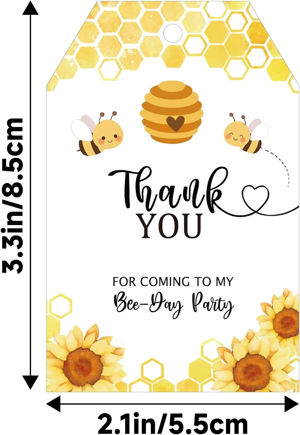 image:imageG2PLUS 50Pcs A Gift for You Tags  33x22 in White Paper Name Tags with String Gift Wrapping Hangtag for Wedding Baby Shower Birthday ChristmasBeeThank You