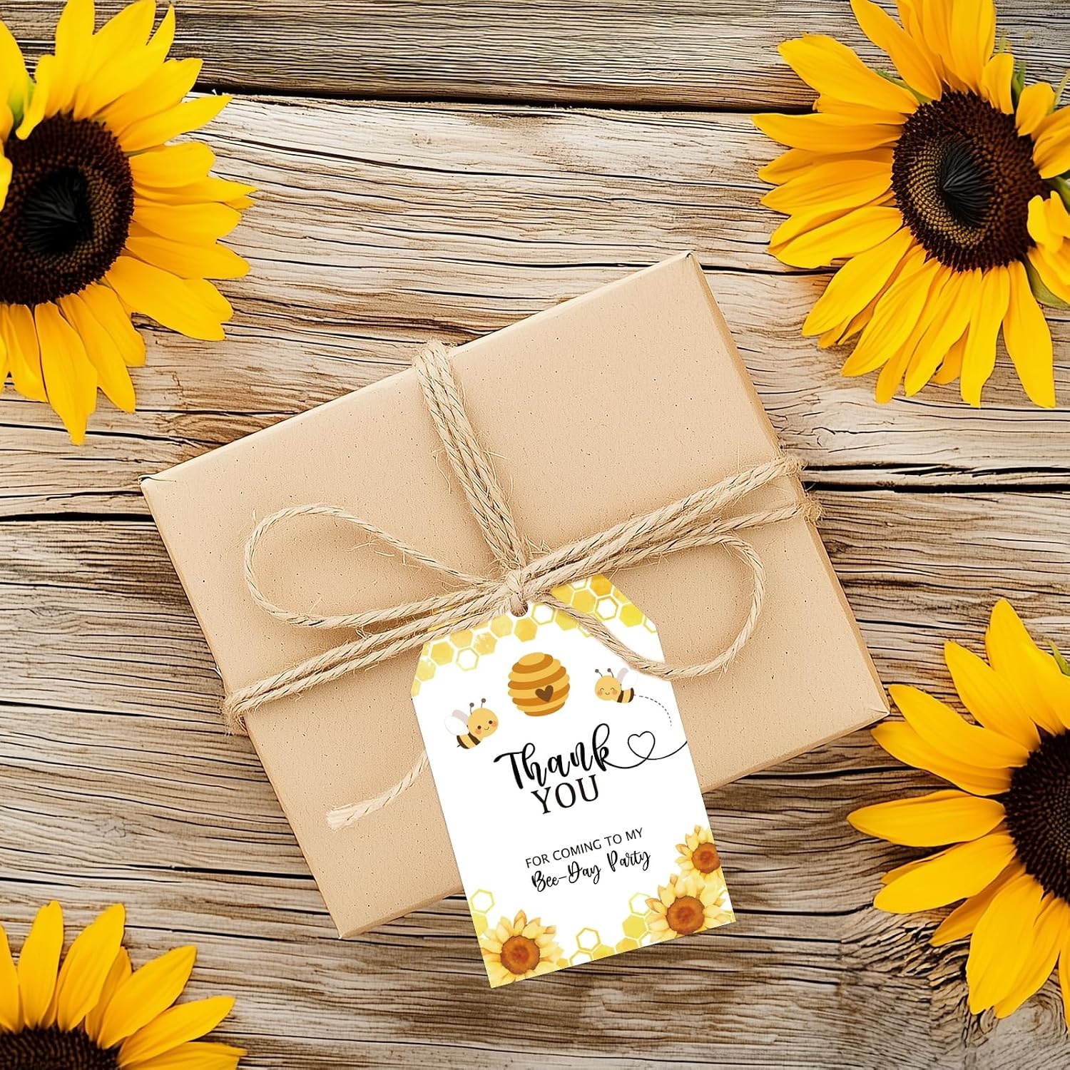image:imageG2PLUS 50Pcs A Gift for You Tags  33x22 in White Paper Name Tags with String Gift Wrapping Hangtag for Wedding Baby Shower Birthday ChristmasBeeThank You