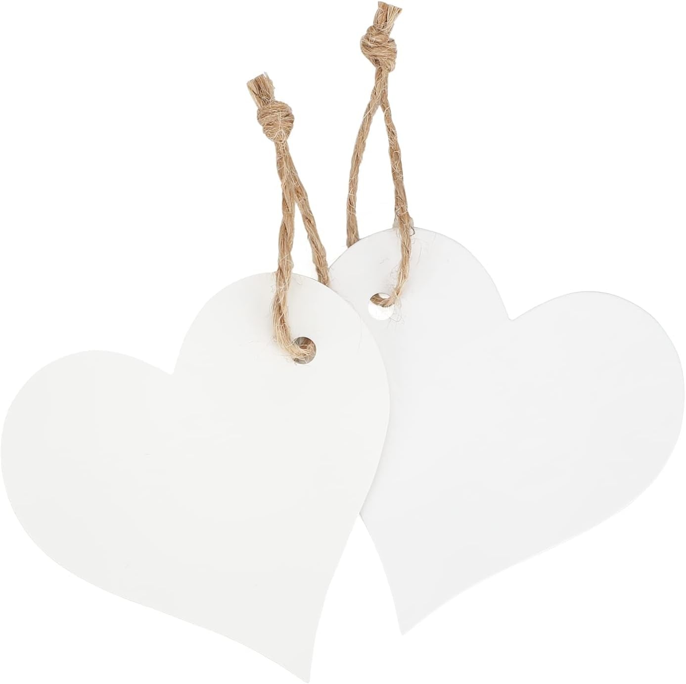 image:imageG2PLUS Heart Gift Tags with String 100PCS Heart Shaped Gift Tags 23X23 in Blank Wedding Favor Hang Tag for Gift Wrapping DIY Arts amp Crafts Valentines Mothers DayBlank White