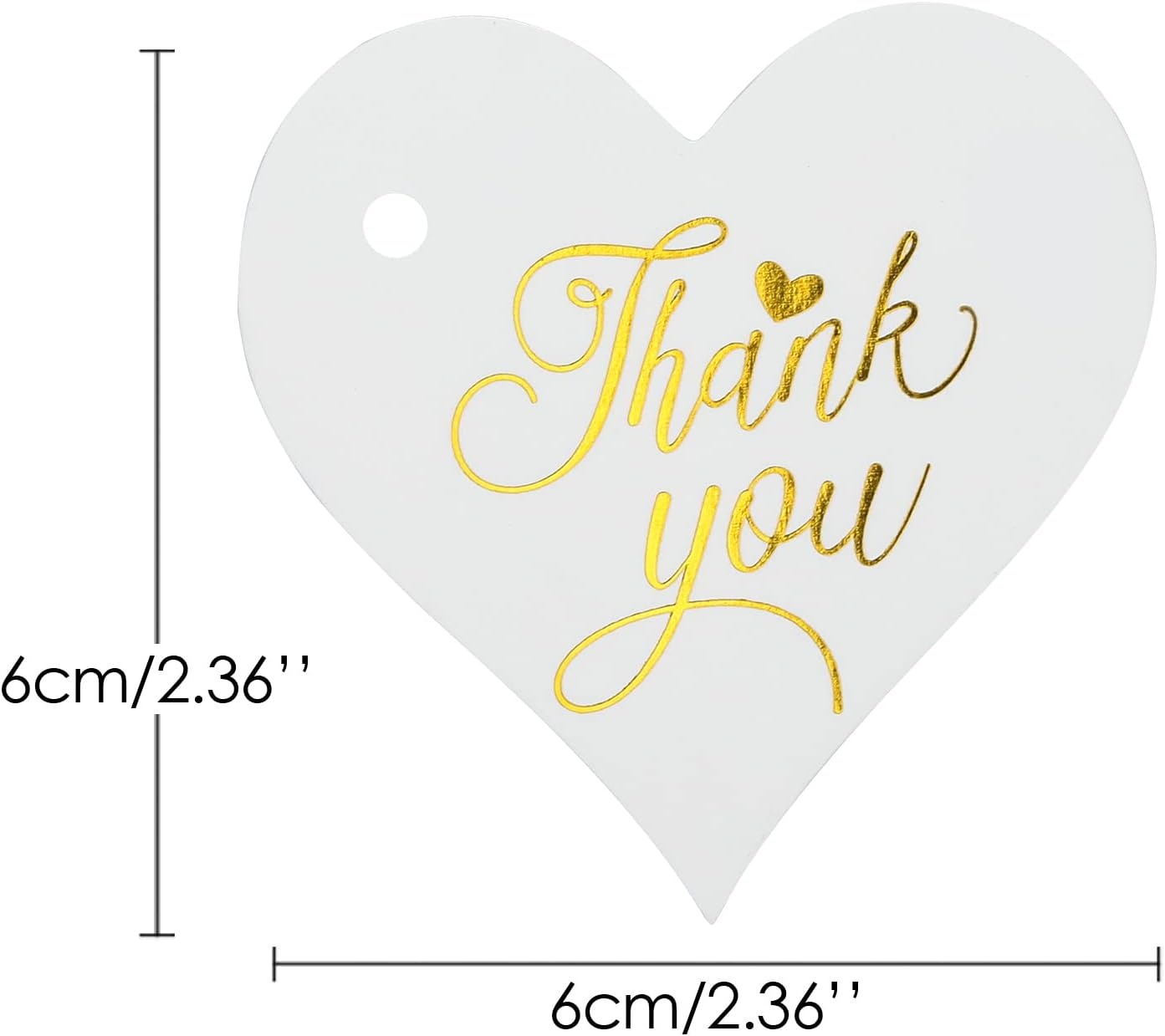 image:imageG2PLUS Heart Gift Tags with String 100PCS Heart Shaped Gift Tags 23X23 in Blank Wedding Favor Hang Tag for Gift Wrapping DIY Arts amp Crafts Valentines Mothers DayGold Thank You
