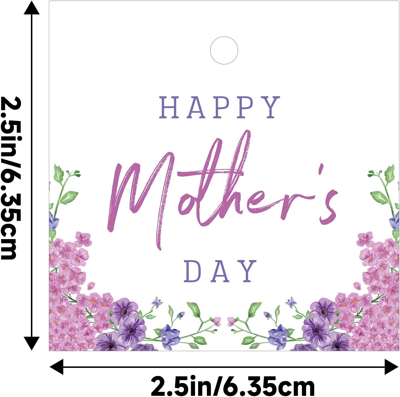 image:imageG2PLUS Mothers Day Gift Tags  50Pcs Happy Mothers Day Tags with String Pink Tuilp Bouquet Gift Tags Hanging Labels for Gift Wrapping Moms Birthday Party FavorsPurple Mothers Day
