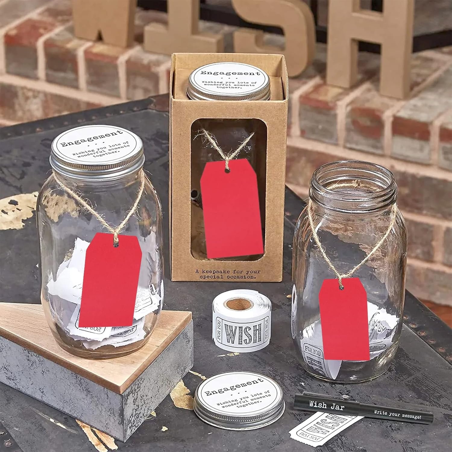 image:imageG2PLUS Red Gift Tags 100PCS Red Paper Gift Tags with String 2816 in Blank Labeling Tag for Present Wrapping Mothers Day Christmas Valentines DIY Arts amp CraftsRectanglered
