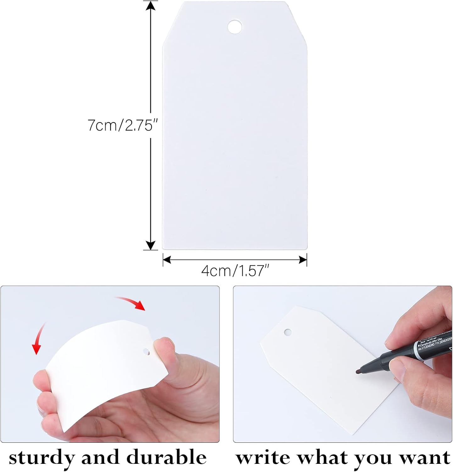 image:imageG2PLUS Red Gift Tags 100PCS Red Paper Gift Tags with String 2816 in Blank Labeling Tag for Present Wrapping Mothers Day Christmas Valentines DIY Arts amp CraftsRectanglewhite