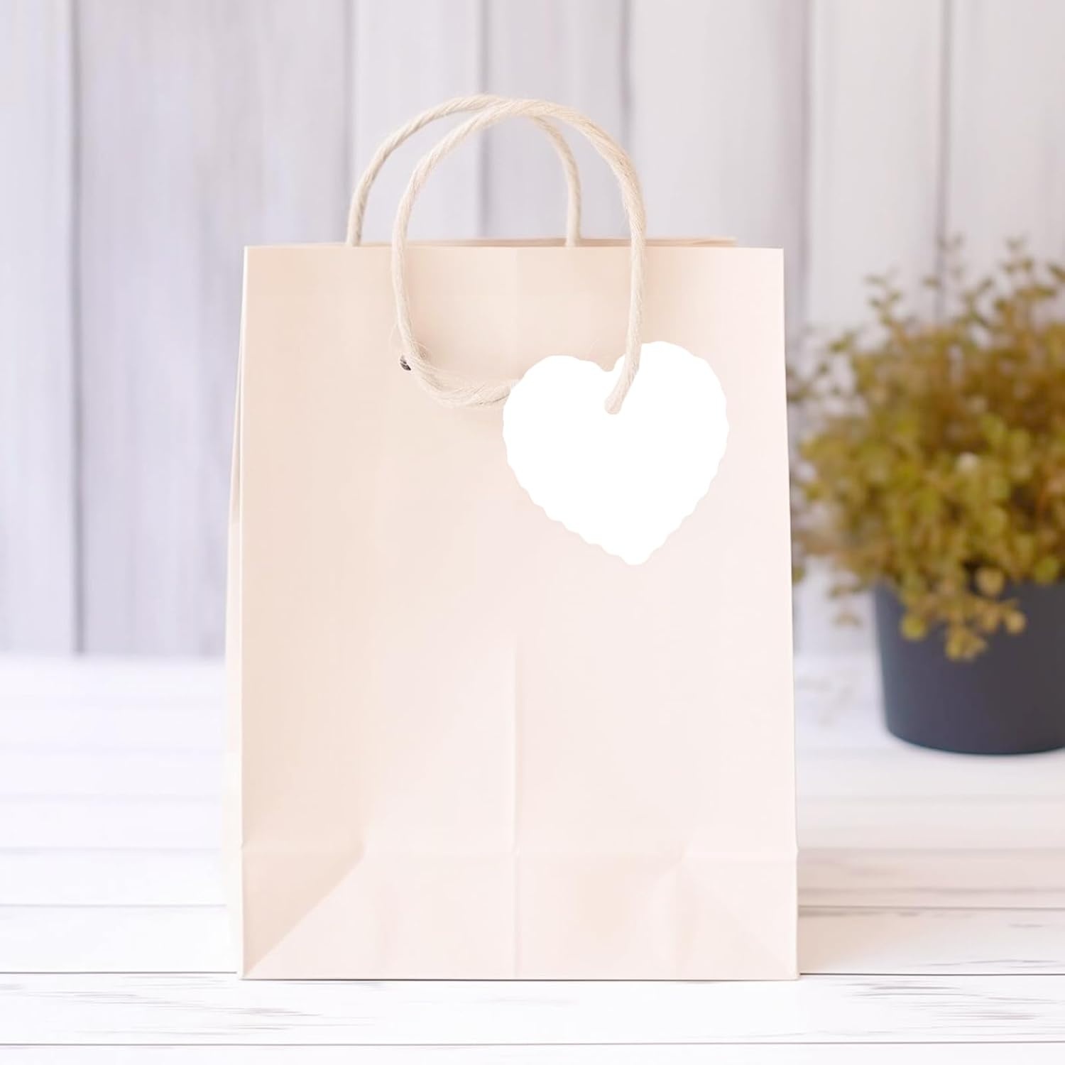 image:imageG2PLUS Red Gift Tags with String 100PCS Heart Gift Tags 235 x 216 in Blank Paper Hang Tag Valentines Heart Shaped Gift Name Label Tag for Gift Wrapping Valentine Wedding Party FavorsWhite