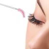 image:imageG2PLUS 100PCS Disposable Mascara Brushes Crystal Lash Brush Makeup Kit Adjustable Eyelash Spoolies for Eyelash Extensions Eyebrow and Makeup White  Purple100PCS White  Pink