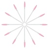 image:imageG2PLUS 100PCS Disposable Mascara Brushes Crystal Lash Brush Makeup Kit Adjustable Eyelash Spoolies for Eyelash Extensions Eyebrow and Makeup White  Purple100PCS White  Pink