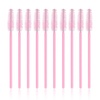 image:imageG2PLUS 100PCS Disposable Mascara Brushes Crystal Lash Brush Makeup Kit Adjustable Eyelash Spoolies for Eyelash Extensions Eyebrow and Makeup White  Purple100Pcs Baby Pink