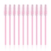 image:imageG2PLUS 100PCS Disposable Mascara Brushes Crystal Lash Brush Makeup Kit Adjustable Eyelash Spoolies for Eyelash Extensions Eyebrow and Makeup White  Purple300Pcs Pink