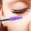 image:imageG2PLUS 100PCS Disposable Mascara Brushes Crystal Lash Brush Makeup Kit Adjustable Eyelash Spoolies for Eyelash Extensions Eyebrow and Makeup White  PurplePurple