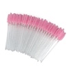 image:imageG2PLUS 100PCS Disposable Mascara Brushes Crystal Lash Brush Makeup Kit Adjustable Eyelash Spoolies for Eyelash Extensions Eyebrow and Makeup White  Purple100PCS White  Pink