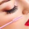 image:imageG2PLUS 100PCS Disposable Mascara Brushes Crystal Lash Brush Makeup Kit Adjustable Eyelash Spoolies for Eyelash Extensions Eyebrow and Makeup White  Purple100Pcs Baby Pink