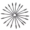 image:imageG2PLUS 100PCS Disposable Mascara Brushes Crystal Lash Brush Makeup Kit Adjustable Eyelash Spoolies for Eyelash Extensions Eyebrow and Makeup White  Purple100 Pcs Black