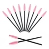 image:imageG2PLUS 100PCS Disposable Mascara Brushes Crystal Lash Brush Makeup Kit Adjustable Eyelash Spoolies for Eyelash Extensions Eyebrow and Makeup White  PurpleBlack and Pink50pcs