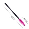 image:imageG2PLUS 100PCS Disposable Mascara Brushes Crystal Lash Brush Makeup Kit Adjustable Eyelash Spoolies for Eyelash Extensions Eyebrow and Makeup White  PurpleRose