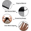 image:imageG2PLUS 100PCS Drawstring Organza Bags 4x6 in  Christmas Dark Green Organza Bags Sheer Mesh Pouches for Candy Fruits Baby Shower Wedding Party FavorsBlack