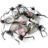 image:imageG2PLUS 100PCS Drawstring Organza Bags 4x6 in  Christmas Dark Green Organza Bags Sheer Mesh Pouches for Candy Fruits Baby Shower Wedding Party FavorsBlack