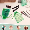 image:imageG2PLUS 100PCS Drawstring Organza Bags 4x6 in  Christmas Dark Green Organza Bags Sheer Mesh Pouches for Candy Fruits Baby Shower Wedding Party FavorsGrass Green
