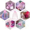 image:imageG2PLUS 100PCS Drawstring Organza Bags 4x6 in  Christmas Dark Green Organza Bags Sheer Mesh Pouches for Candy Fruits Baby Shower Wedding Party FavorsPink B