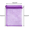 image:imageG2PLUS 100PCS Drawstring Organza Bags 4x6 in  Christmas Dark Green Organza Bags Sheer Mesh Pouches for Candy Fruits Baby Shower Wedding Party FavorsPurple B