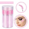 image:imageG2PLUS 100PCS Eyelash Brush Ajustable Disposable Mascara Wands Crystal Lash Spoolie Eyebrow Spoolie Brush with Container for Makeup Eyelash Extensions Pink