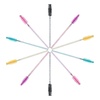 image:imageG2PLUS 100PCS Eyelash Mascara Brushes Disposable Lash Spoolies Crystal Mascara Wands Makeup Kits for Eyelash Extensions and Eyebrow Pink5 Colors