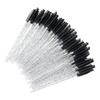 image:imageG2PLUS 100PCS Eyelash Mascara Brushes Disposable Lash Spoolies Crystal Mascara Wands Makeup Kits for Eyelash Extensions and Eyebrow PinkBlack50PCS