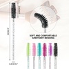 image:imageG2PLUS 100PCS Eyelash Mascara Brushes Disposable Lash Spoolies Crystal Mascara Wands Makeup Kits for Eyelash Extensions and Eyebrow PinkColourful