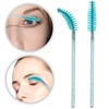 image:imageG2PLUS 100PCS Eyelash Mascara Brushes Disposable Lash Spoolies Crystal Mascara Wands Makeup Kits for Eyelash Extensions and Eyebrow PinkLake Blue