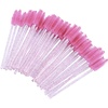 image:imageG2PLUS 100PCS Eyelash Mascara Brushes Disposable Lash Spoolies Crystal Mascara Wands Makeup Kits for Eyelash Extensions and Eyebrow PinkPink