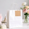 image:imageG2PLUS 100PCS White Gift Tags with String100PCS Square Paper Tags 25x25 inches Large Blank Haning Label Tag for Wedding Birthday Christmas Party Favors25 x 25 inches