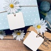 image:imageG2PLUS 100PCS White Gift Tags with String100PCS Square Paper Tags 25x25 inches Large Blank Haning Label Tag for Wedding Birthday Christmas Party Favors22 x 22 inches