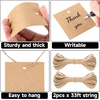 image:imageG2PLUS 100PCS White Gift Tags with String100PCS Square Paper Tags 25x25 inches Large Blank Haning Label Tag for Wedding Birthday Christmas Party Favors25 x 25 inches