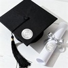 image:imageG2PLUS 100Pcs Graduation Stickers  Gold Foil Embossed Class of 2026 Stickers 2 Inch Graduation Cap Envelope Seal Labels for Gradutes Diplomas Awards Invitation Party FavorsSilver Class of 2026  100Pcs