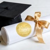image:imageG2PLUS 100Pcs Graduation Stickers  Gold Foil Embossed Class of 2026 Stickers 2 Inch Graduation Cap Envelope Seal Labels for Gradutes Diplomas Awards Invitation Party FavorsGold Class of 2026  100Pcs