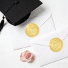 image:imageG2PLUS 100Pcs Graduation Stickers  Gold Foil Embossed Class of 2026 Stickers 2 Inch Graduation Cap Envelope Seal Labels for Gradutes Diplomas Awards Invitation Party FavorsGold Class of 2026  100Pcs
