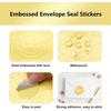 image:imageG2PLUS 100Pcs Graduation Stickers  Gold Foil Embossed Class of 2026 Stickers 2 Inch Graduation Cap Envelope Seal Labels for Gradutes Diplomas Awards Invitation Party FavorsWith Love