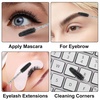 image:imageG2PLUS 100pcs Eyelash Brush Lip Brush Dual Ended Eyelash Extension Brush Black Mascara Wands and Lipstick Applicator Portable Makeup Brush for Eyebrow Lip Gloss and Lash ExtensionCrystal Black