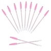 image:imageG2PLUS 100pcs Eyelash Brush Lip Brush Dual Ended Eyelash Extension Brush Black Mascara Wands and Lipstick Applicator Portable Makeup Brush for Eyebrow Lip Gloss and Lash ExtensionCrystal Pink
