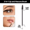 image:imageG2PLUS 100pcs Eyelash Brush Lip Brush Dual Ended Eyelash Extension Brush Black Mascara Wands and Lipstick Applicator Portable Makeup Brush for Eyebrow Lip Gloss and Lash ExtensionBlack