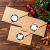 image:imageG2PLUS 120PCS Christmas Gift Name Stickers 6 Styles Merry Christmas Stickers 2 Round Xmas Gift Tags Sticker Xmas Santa Claus Label for Cards Envelope SealsRed GreenWhite Green Red