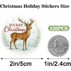 image:imageG2PLUS 120PCS Christmas Gift Name Stickers 6 Styles Merry Christmas Stickers 2 Round Xmas Gift Tags Sticker Xmas Santa Claus Label for Cards Envelope SealsRed GreenVintage Red Green
