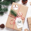 image:imageG2PLUS 120Pcs Christmas Gift Stickers  2 Inch Round Kraft Paper Christmas Holiday Wreath Labels Stickers for Gift Wrapping Party Favors DIY CraftsRed Green