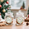image:imageG2PLUS 120Pcs Christmas Gift Stickers  2 Inch Round Kraft Paper Christmas Holiday Wreath Labels Stickers for Gift Wrapping Party Favors DIY CraftsVintage Red Green