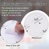 image:imageG2PLUS 120Pcs His Her Our Favorite Stickers  2 Round Wedding Favors White amp Black Sealing Labels for WeddingParty FavorsBridal Shower Favor Labels120PCS