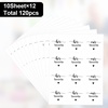 image:imageG2PLUS 120Pcs His Her Our Favorite Stickers  2 Round Wedding Favors White amp Black Sealing Labels for WeddingParty FavorsBridal Shower Favor Labels120PCS