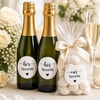 image:imageG2PLUS 120Pcs His Her Our Favorite Stickers  2 Round Wedding Favors White amp Black Sealing Labels for WeddingParty FavorsBridal Shower Favor Labels120PCS
