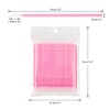image:imageG2PLUS 200PCS Excellent Micro Swabs Highend Microswabs for Eyelash Extensions Micro Applicator Brush for Makeup and Personal Care BlackPink